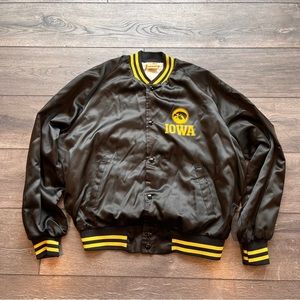 Vtg Iowa Hawkeyes Chalk Line Jacket XL
